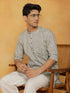 Vastramay Men's Green Cotton Kurta