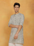 Vastramay Men's Green Cotton Kurta