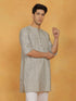 Vastramay Men's Green Cotton Kurta