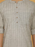 Vastramay Men's Green Cotton Kurta