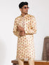 Vastramay Men's Yellow Silk Blend Kurta