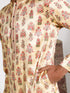 Vastramay Men's Yellow Silk Blend Kurta And Pyjama Set