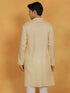 Vastramay Men's Cream Cotton Kurta