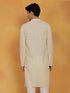 Vastramay Men's Yellow Cotton Kurta