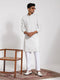 Vastramay Men's Grey Rayon Kurta And Pyjama Set