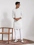 Vastramay Men's Grey Rayon Kurta And Pyjama Set