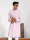 Vastramay Men's Onion Rayon Kurta
