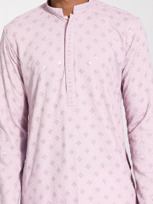 Vastramay Men's Onion Rayon Kurta