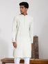 Vastramay Men's Pista Rayon Kurta