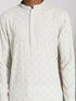 Vastramay Men's Pista Rayon Kurta