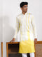 Vastramay Men's Yellow Viscose Kurta
