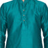 Vastramay Vastramay Men's Green Cotton Silk Blend Kurta and Pyjama Set