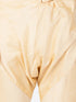 Vastramay Men's Gold Cotton Silk Blend Kurta, Pyjama & Dupatta Set