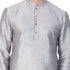 Vastramay Vastramay Men's Grey Cotton Silk Blend Kurta and Dhoti Pant Set