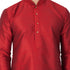 Vastramay Vastramay Men's Maroon Cotton Silk Blend Kurta, Pyjama & Dupatta Set