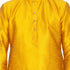 Vastramay Vastramay Men's Gold Cotton Silk Blend Kurta and Pyjama Set