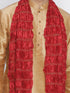 Vastramay Vastramay Men's Gold Cotton Silk Blend Kurta, Pyjama & Dupatta Set