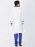 Vastramay Men's White Silk Blend Kurta and Pyjama Set