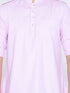 VASTRAMAY Men's Pink Cotton Short Kurta