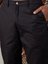 Vastramay Men's Black Cotton Slim Fit Pant