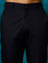 Vastramay Men's Navy Blue Cotton Pant Style Pyjama