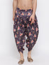 Vastramay Men's Blue Printed Dhoti Pant