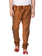 Vastramay Men's Coffee Cotton Silk Blend Pyjama