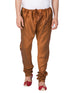 Vastramay Men's Coffee Cotton Silk Blend Pyjama