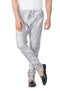 Vastramay Men's Grey Cotton Silk Blend Pyjama