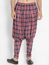 Vastramay Men's Blue Cotton Lycra Harem pant