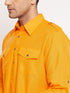 Vastramay Men's Mustard Pathani Suit Set