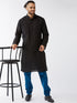 Vastramay Men's Turquoise Silk Blend Pyjama