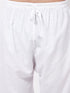 Vastramay Men's White Cotton Blend Salwar