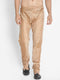 Vastramay Men's Gold Cotton Blend Pyjama