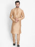 Vastramay Men's Gold Cotton Blend Pyjama