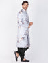 VASTRAMAY Men's Multicolor Cotton Blend Sherwani Set