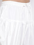 Vastramay Men's Red Cotton Blend Kurta and White Dhoti Set