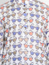 Vastramay Men's White Cotton Blend Kurta and Patiala Set