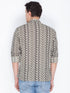 VASTRAMAY Men's Brown Color Cotton Short Kurta