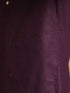 Vastramay Men's Purple Short Cotton Kurta