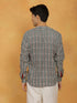 Vastramay Men's Green Cotton Short Kurta