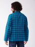 Vastramay Men's Blue Pure Cotton Kurta