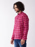 Vastramay Men's Purple Pure Cotton Kurta