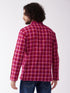 Vastramay Men's Purple Pure Cotton Kurta
