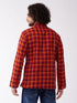 Vastramay Men's Red Pure Cotton Kurta