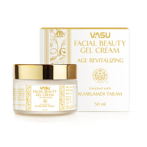 Vasuestore Vasu Facial Beauty Gel Cream Enriched with Kumkumadi Tailam