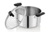 Vinod DONIV Stainless Steel Sandwich Bottom Solitaire Sauce Pot with Glass Lid and Side handle Induction Friendly Capacity 4.3 Liter 22cm