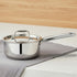 Vinod Doniv Titanium Triply Stainless Steel Sauce Pan with Cover 16 cm Capacity 1.60 liter Induction Friendly