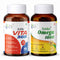 Fytikahealthcareproducts Fytika Omega 1000 and Vita 365 Energy Boost Strengthen Body For Men Women 60 Capsules 60 Tablets