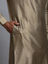 Vastramay Men's Green Cotton Blend Kurta Pyjama Set